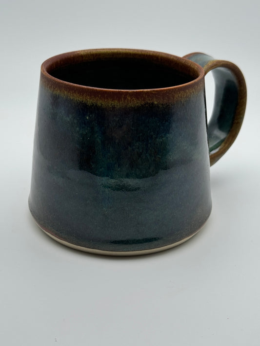 Angular glaucous copper mug