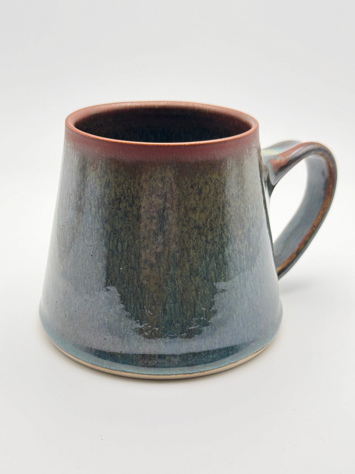 Angular glaucous copper mug