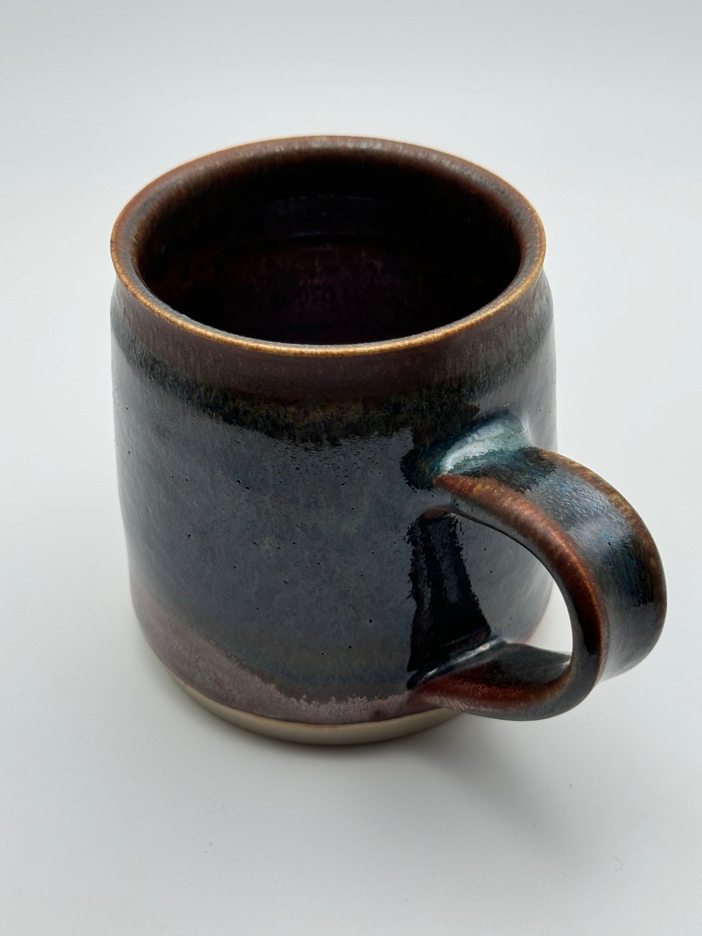 Bellied glaucous copper mug