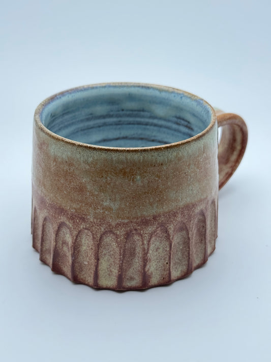 Carved chai mug