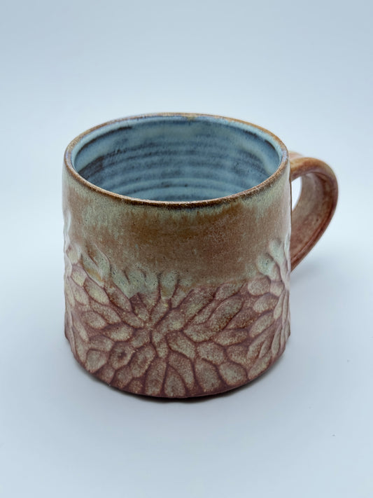 Carved chai mug